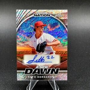 Seth Hernandez 12/15 A New Dawn Auto Pittsburgh Pirates Top Prospect